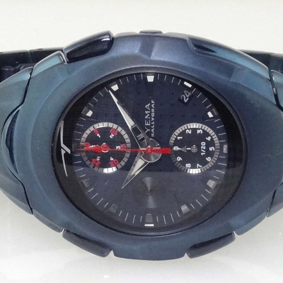 YEMA BY SEIKO YM825 RALLYGRAF CHRONOGRAPH WATCH - LIMITED EDITION - NEW IN BOX - Picture 1 of 6